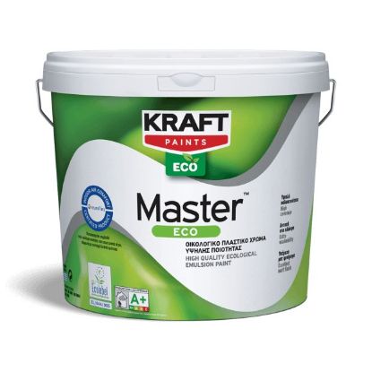 (ΠΡΟΣΦΟΡΑ) ΠΛΑΣΤΙΚΟ ΧΡΩΜΑ MASTER ECO ΛΕΥΚΟ ΜΑΤ (10L) KRAFT