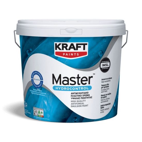 ΠΛΑΣΤΙΚΟ ΧΡΩΜΑ MASTER HYDROCONTROL ΛΕΥΚΟ ULTRA-ΜΑΤ (10L) KRAFT