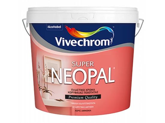 ΠΛΑΣΤΙΚΟ ΧΡΩΜΑ SUPER NEOPAL ΛΕΥΚΟ ΜΑΤ (3L) VIVECHROM