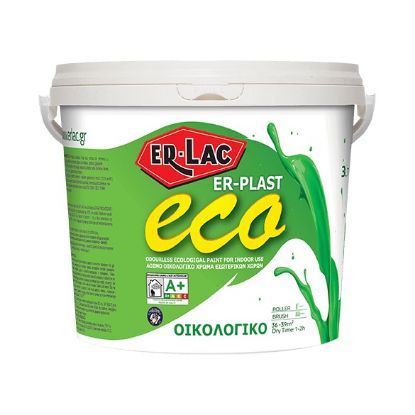 (ΠΡΟΣΦΟΡΑ) ΠΛΑΣΤΙΚΟ ΧΡΩΜΑ ER-PLAST ECO ΛΕΥΚΟ ΜΑΤ (3L) ER LAC