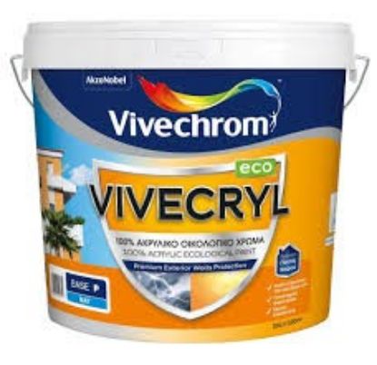 ΑΚΡΥΛΙΚΟ ΧΡΩΜΑ VIVECRYL ECO ΛΕΥΚΟ ΜΑΤ (750ml) VIVECHROM