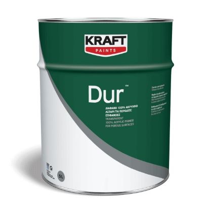 ΑΣΤΑΡΙ ΑΚΡΥΛΙΚΟ 100% DUR ΔΙΑΦΑΝΟ (15L) KRAFT