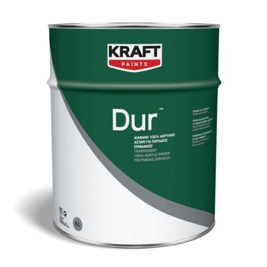 ΑΣΤΑΡΙ ΑΚΡΥΛΙΚΟ 100% DUR ΔΙΑΦΑΝΟ (1L) KRAFT