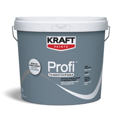 ΤΣΙΜΕΝΤΟΧΡΩΜΑ PROFI ΓΚΡΙ (3L) KRAFT