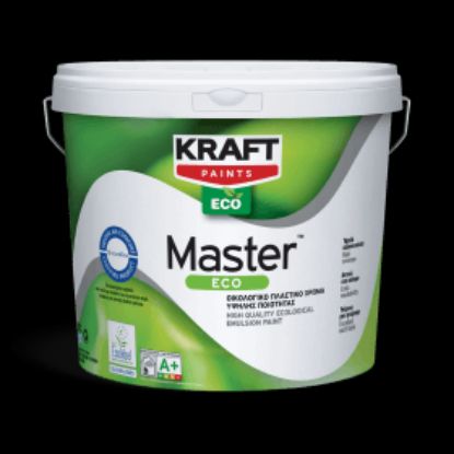 (ΠΡΟΣΦΟΡΑ) ΠΛΑΣΤΙΚΟ ΧΡΩΜΑ MASTER ECO ΛΕΥΚΟ ΜΑΤ (10L) KRAFT