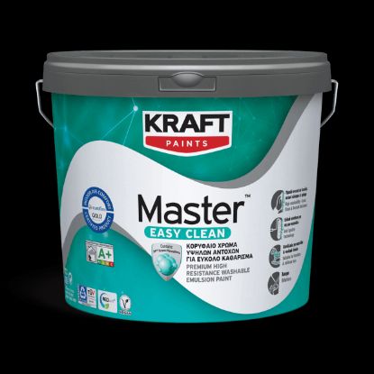 ΠΛΑΣΤΙΚΟ ΧΡΩΜΑ EASY CLEAN ΛΕΥΚΟ SEMI-MAT (10L) KRAFT