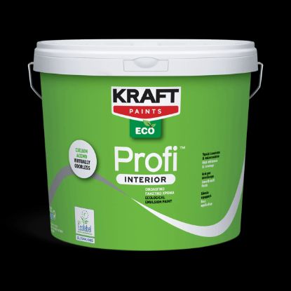 (ΠΡΟΣΦΟΡΑ) ΠΛΑΣΤΙΚΟ ΧΡΩΜΑ PROFI INTERIOR ECO ΛΕΥΚΟ ΜΑΤ (9L) KRAFT